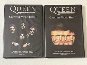 QUEEN - Colección DVD - Grandes Éxitos de Video Vol 1 y 2 - JUEGO DE 4 DISCOS - RARO - NUEVO - Imagen 1 de 5
