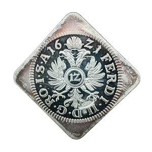 German States FERDINAND II Thaler "1621" Restrike 1986 Silver Proof Klippe - Picture 1 of 6