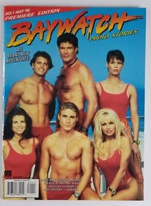 VF NM BAYWATCH Photo Stories Magazine No 1 May 1996 Premier Issue - Picture 1 of 4
