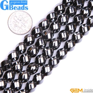 Black Hematite Gemstone Beads For Jewelry Making Free Shipping Assorted Shapes - Picture 1 of 30