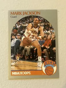 1990 NBA Hoops Mark Jackson Knicks Basketball Card - Bild 1 von 3