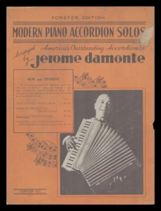 KARAVAN Wiedoft/Olman 1934 Jerome Damonte AKORDEON SOLO Vintage Sheet Music - Zdjęcie 1 z 2