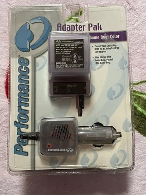 NEW AC POWER ADAPTER FOR GAMEBOY ORIGINAL POCKET OR COLOR + 12V CAR ADAPTER  i29 - Image 1 of 2