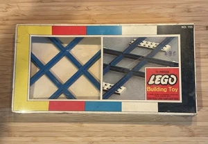 RETIRED FACTORY SEALED VINTAGE 1967 LEGO SET 155 - 4.5V TRAIN TRACKS - VERY RARE - Picture 1 of 8