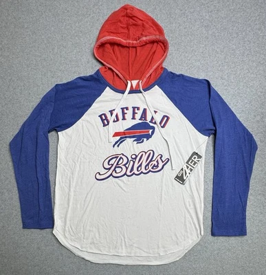 Nuevo con etiquetas Buffalo Bills Mujer’s Capucha Manga Larga Talla Grande GIII by Her Carl Banks Foto 1 de 4