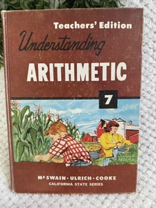 1959 Understanding Arithmetic 7 Teachers’ Edition California State Series TextBK - Bild 1 von 15