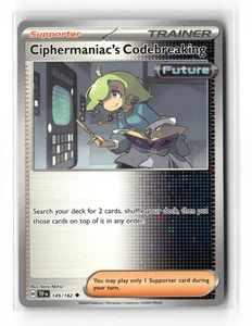 Ciphermaniac's Codebreaking Uncommon SV05: Temporal Forces 145/162 NM - Picture 1 of 2