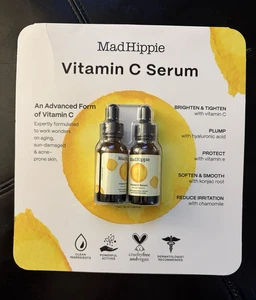 Suero de vitamina C Mad Hippie raíz de konjac, ácido ferúlico e hialurónico 2 x 1,02 fl oz - Imagen 1 de 2