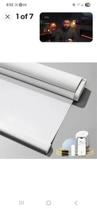 Persianas inteligentes motorizadas con persianas enrollables eléctricas inalámbricas remotas, apagón solar - Imagen 1 de 9