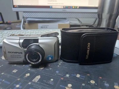 Olympus Stylus Epic Zoom 80 Deluxe Auto Focus Point/Shoot Film Camera w/Case! - Image 1 of 4