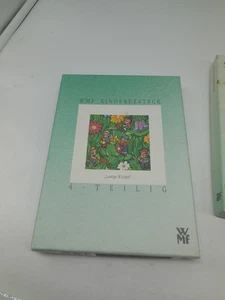 DF6 De Colección Lustige Wichtel Niños 4 Piezas Cubiertos de Acero Inoxidable Caja de Cubiertos Infantiles - Imagen 1 de 4