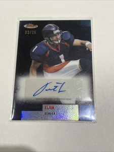 2024 Topps Finest Autograph Blue Refractor Jason Elam 03/25 - Picture 1 of 2