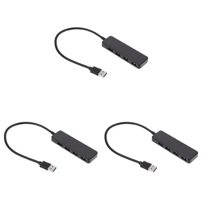  3 Pieces Schreibtisch Usb Hub Schreibtisch-USB-Hub Computerzubehör - Bild 1 von 4