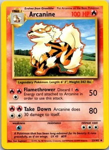 ARCAINE 023/102 - POKEMON BASE SET - NM - Picture 1 of 2
