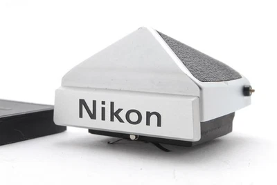 Nikon Eye Level Prism View Finder Silver DE-1 for F2 [Exc+5 w/ Caps] From Japan - Image 1 of 4