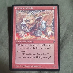 Crimson Kobolds - Magic The Gathering - Legends - Mountain - Red - MTG - Picture 1 of 10