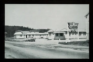 Hotel Motel postcard Saint John BC Canada MacKay Highway Glen Falls Motel  - Picture 1 of 2