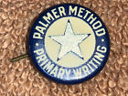 3/4” Diameter Vintage Palmer Method Gold Star Primary Writing Award Pin Button