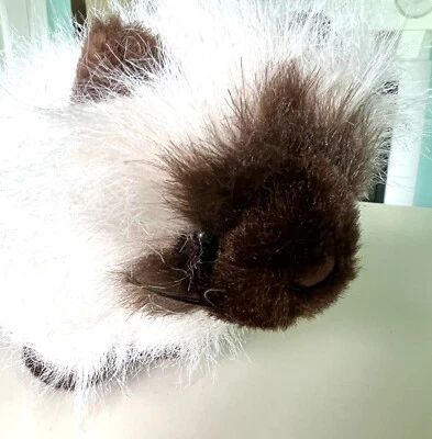 Ganz Webkinz PERSIAN HIMALAYAN SIAMESE Cat 8" Plush Stuffed Toy Kitten HM165 - Image 1 of 4