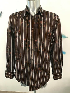 Chic Camicia Marrone Kenzo Slim Fit Taglia 42-16 1/2 (L) come Nuovo - Foto 1 di 2