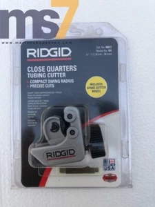 RIDGID MODEL 101 CLOSE QUARTERS TUBING CUTTER 1/4" TO 1-1/8" #40617 - Picture 1 of 2