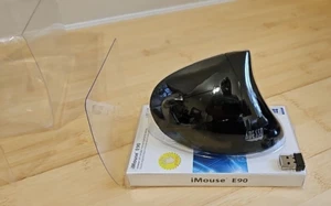 Adesso iMouse E90 Left Handed 2.4ghz RF Wireless Vertical Ergonomic Mouse - Picture 1 of 3