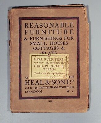 Scarce Heal And Son's Reasonable Furniture & Furnishings 1935 • 85£