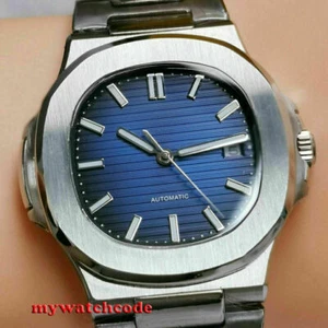 Quadratische 40 mm Bliger schwarzes Zifferblatt Saphirglas PT5000 NH35A Automatik Herrenuhr - Bild 1 von 29