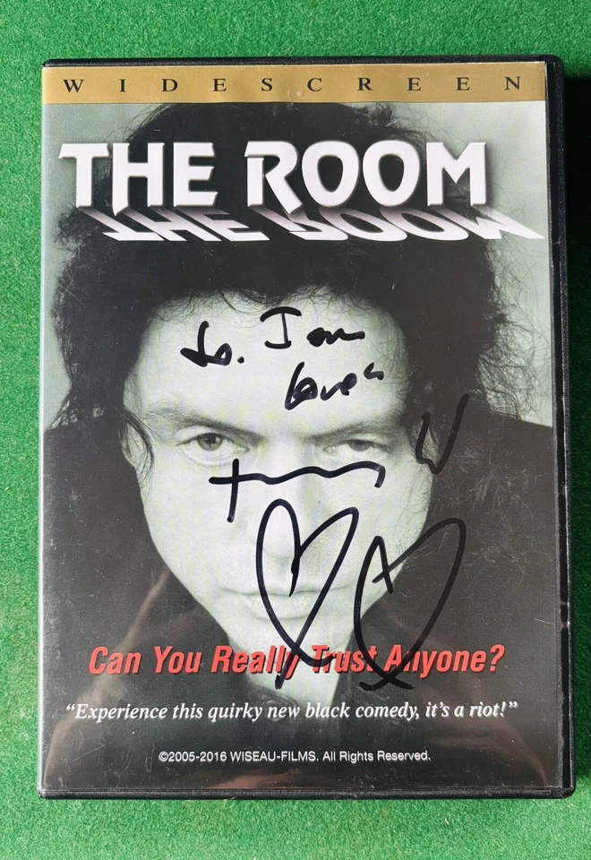 The Room DVD - Region Free Black Comedy Tommy Wiseau Signed. - Image 1 of 1