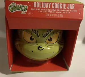 Barattolo per biscotti Dr Seuss The Grinch Holiday - nuovo con scatola - Foto 1 di 7