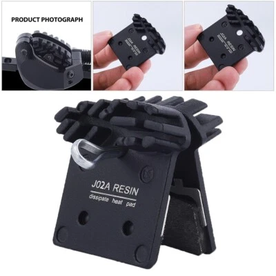 MARKENLOS 1*Par de pastillas de freno de disco Icetech con aleta de enfriamiento de resina Shimano-J02A SLX XTR M8000