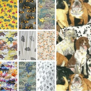 Cotton Jersey Fabric Elastane Stretch Knit Material for Dress Making HALF METRE - Picture 1 of 12