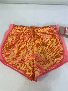 Nike Dri-FIT Tempo Girls Youth Shorts Pink/Orange Size L Large DX4983-815 New - Picture 1 of 6