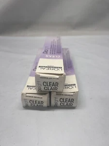 Lot of 3 - L'Oreal Dialight "Clear", Demi-Permanent Hair Color, Boxes Damaged - Picture 1 of 3