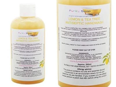 1 Bouteille Citron & Arbre Thé Antiseptique Main Lavage sans SLS  250ml - Photo 1/2