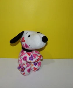 Hallmark Valentines Day Floppy Snoopy Peanuts 10" Bean Plush Steal Your Heart - Picture 1 of 3