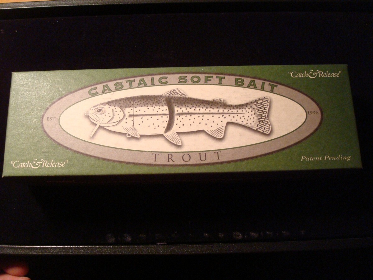 キャスティークトラウトvintage castaic orignal trout calfishing.com - Castaic Soft Bait Inc. - Castaic Trout Review