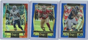 Lote de 3 tarjetas Prizm Panini Select 2016 Inc. Sharpe Rookie, Buckner Rookie & Gurley - Imagen 1 de 2