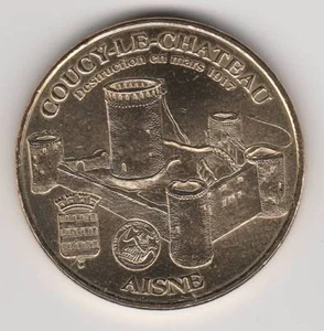 A 2007 TOKEN MEDAILLE MONNAIE DE PARIS -- 02 380 N°1 COUCY-LE-CHÂTEAU AISNE 1917 - Picture 1 of 2