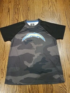 Los Angeles Chargers Boy Girl T-Shirt Camo Football Official NFL Large 14-16 top - Picture 1 of 8