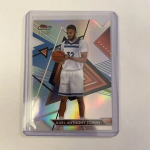 2022-24 Topps Finest Karl Anthony Towns Die Cut Refractor 17/35 Minnesota - Picture 1 of 2