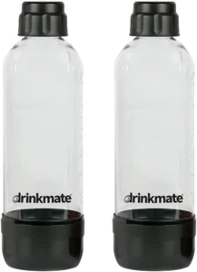 Drinkmate Carbonation Bottles (Twin-Pack) (1L, Black) - Picture 1 of 12