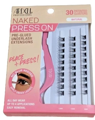 NEW Ardell Naked Press On Pre-Glued Underlash Extensions 30 Patented Clusters - Image 1 of 2