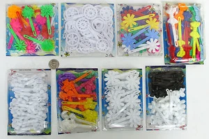 PICK 1 PACK - GIRL'S HAIR BARRETTE, 3 INCH LONG  ,PONYTAIL HOLDER , PLASTIC  - Picture 1 of 9