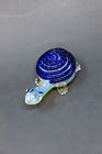 5.5" Dark Blue Turtle Collectible Thick Glass TOBACCO  Smoking Hand Pipe