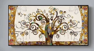Canvas Wall Art TREE OF LIFE by GUSTAV KLIMT 12 x 24 Unframed 587 - Picture 1 of 3