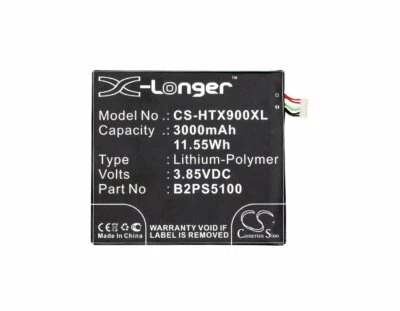Batería 3000mAh para HTC One X9 Dual Sim,Desire 10 Pro,D10i,D10w,D10u,B2PS5100 Foto 1 de 4