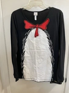 Dr. Seuss Women's Long Sleeve Top Shirt Costume M-L - Picture 1 of 10