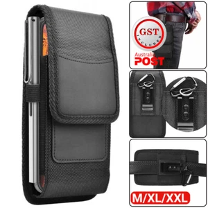 Universal Outdoor Tactical Mobile Phone Pouch Holster Case Bag Hook Holder Belt - Picture 1 of 18