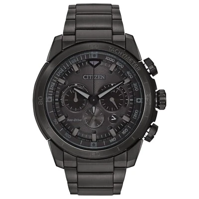 Citizen Men's Sport Casual Chronograph Eco-Drive Black Watch 48 MM CA4184-81E - Image 1 of 4